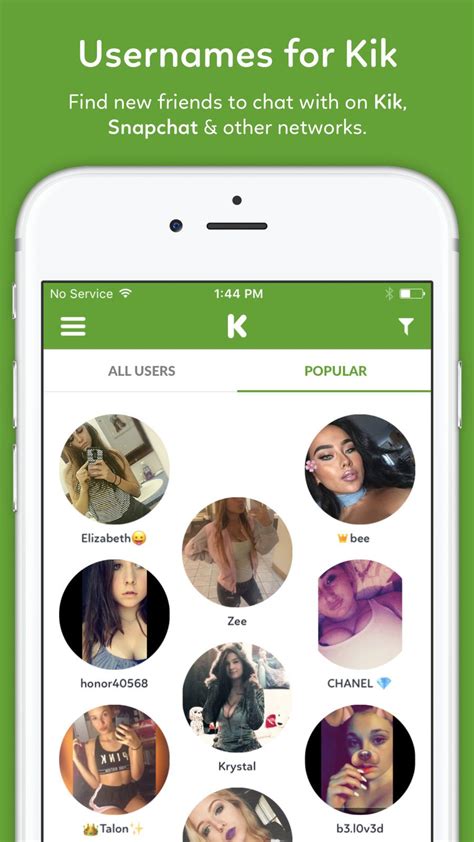 Search & Find Kik Usernames